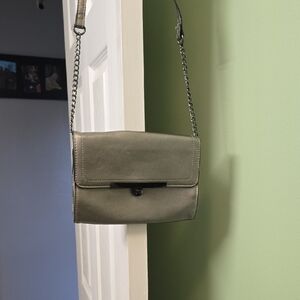 Elegant Gray Chain Strap Women's Bag